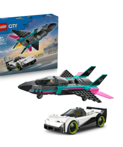 Đồ Chơi Lắp Ráp Máy Bay Phản Lực Và Xe Hơi LEGO CITY